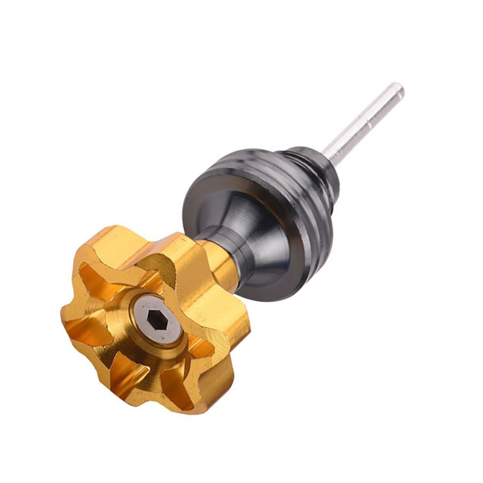 Motorcycle Engine Oil Dipstick Cap Engine Crankcase Oil Level Gauge Universal Oil Dipstick Filler Cap Gold 6033290956379