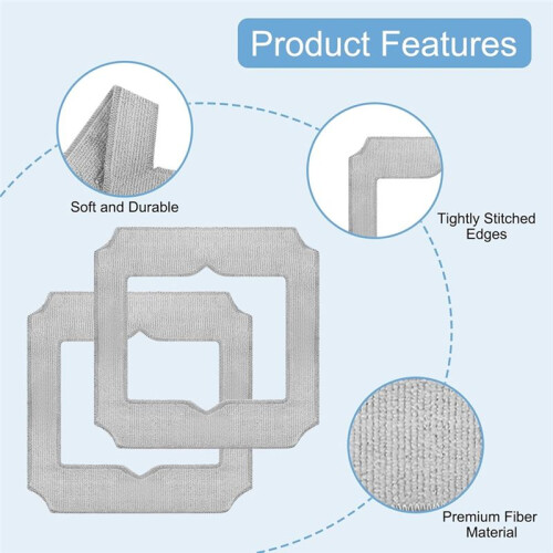 10pcs for  Winbot  Replacement Parts Wipes Cleaning Cloth, Microfibre Cleaning Pad 2