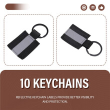 Reflective Pendants Reflective Keychains Backpack Cycling Reflective Accessories Double-Sided Reflective Markers