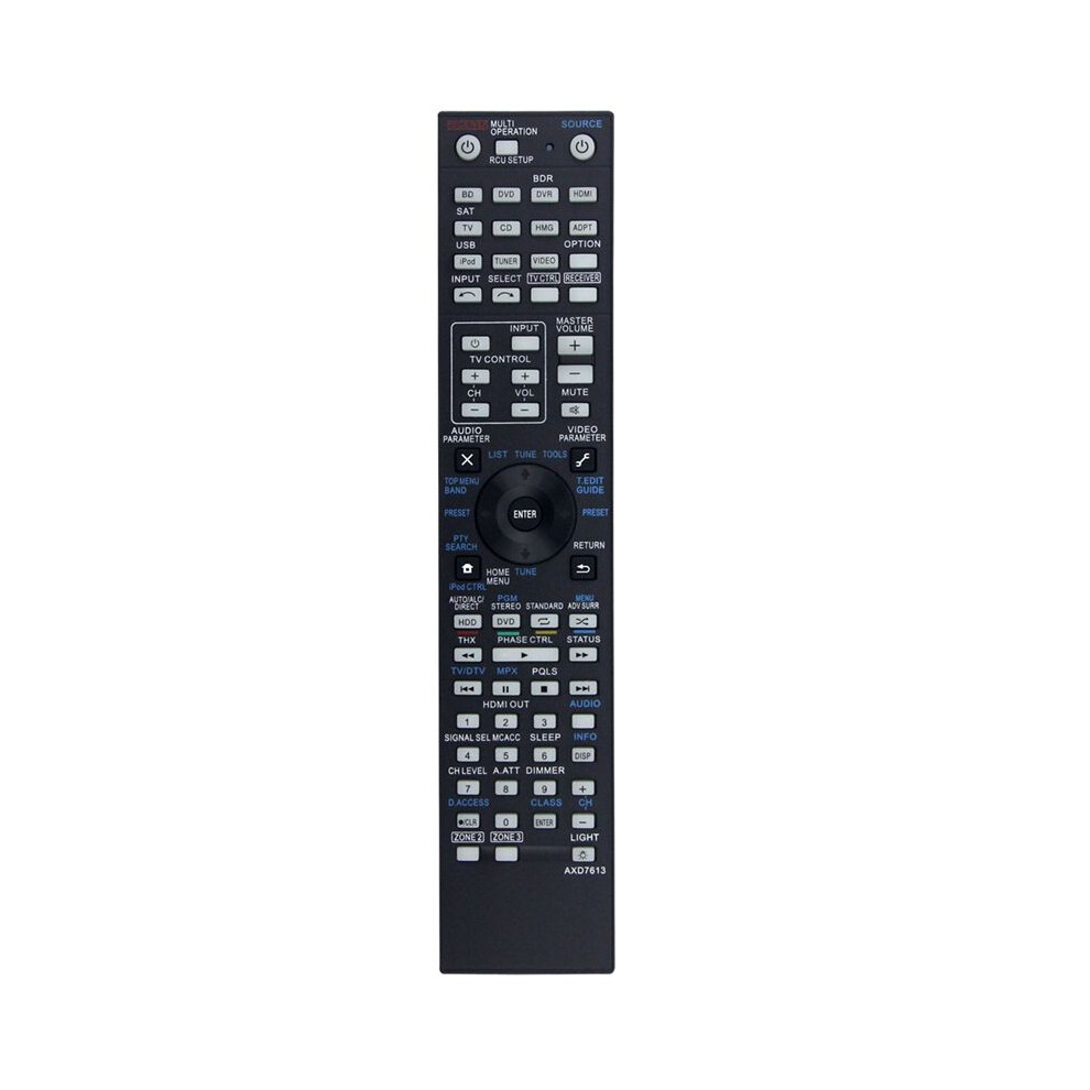 Replace Axd7613 Remote Control For Sc-Lx75 Vsx-Lx55 Sc-09Tx Axd7612 Axd7616 Av Receiver 4713579117494