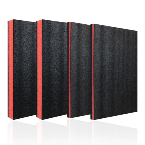 Tool Box Foam 4Pcs 18X12X2Inch & 18X12 X 1Inch,Shadow Foam Inserts for Cases,Polyethylene Storage Sheets for Toolbox