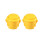 10 Pcs Arcade Buttons 30Mm Responsive Arcade Buttons for Gaming Enthusiasts Yellow 4