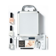 Technic French Manicure 12Pc Beauty Case - Contains Everything to Create The Classic French Manicure in Minutes - Portable Carry C
