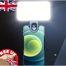 Mini Rechargeable LED Selfie Light for Phone and Laptop with 3 Color Modes