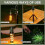 Mosquito Repeller Camping Light Rechargeable 3 in 1 Tent Lantern Waterproof Camping Lantern with Triangle Bracket 4