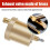 Automatic Air Vent Valve Kit, 1/8 Inch Automatic Air Bleed Vent, Compact Brass Automatic Float Valve 6