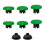 8PCS Thumbsticks Swap Thumb Sticks Joysticks Replacement for PS5/PS4/ Pro/ Series Controllers Green 2