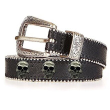 10 St Skull Stud DIY Nit Conchos för Läder Dekorativt Spänne med Stort Huvud för DIY-Hantverk Som Gör Nickelsvart