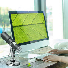Handheld Digital Microscope Wireless WIFI for Kids Adults 50x-1000x Magnification with 360 Rotate Stand for IOS Android