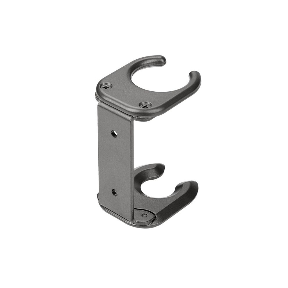 Tlily Grey Hair Dryer Holder Wall Mount For Hd18 Metal Hair Dryer Rack With Self Adhesive Installation Stand