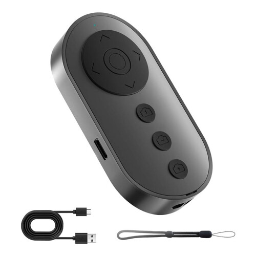 Camera Remote Shutter with Zoom and Front/Rear Camera ,Video Remote Control Selfie Stick Camera Control