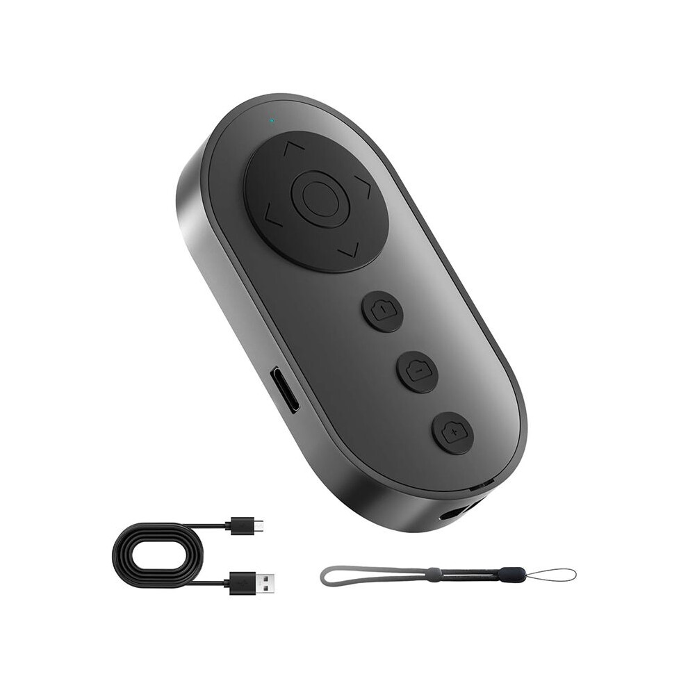 Camera Remote Shutter With Zoom And Front/Rear Camera ,Video Remote Control Selfie Stick Camera Control 4712184136296