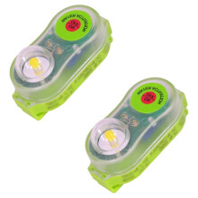 Lot de 2 Lampes de Gilet de Sauvetage, Localisateur Automatique de Gilet de Sauvetage, Feux de Détresse pour Bateau, Équipement de Survie à LED B