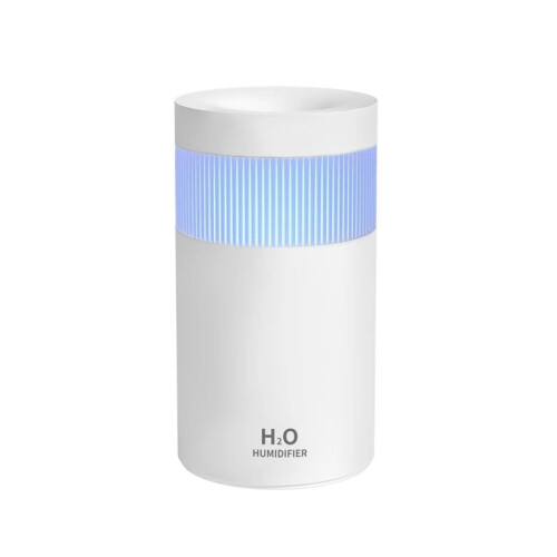 Compact USB Humidifier with Night Light, Desktop Atomizer for Home,Ultra-Quiet Operation Water Replenisher A