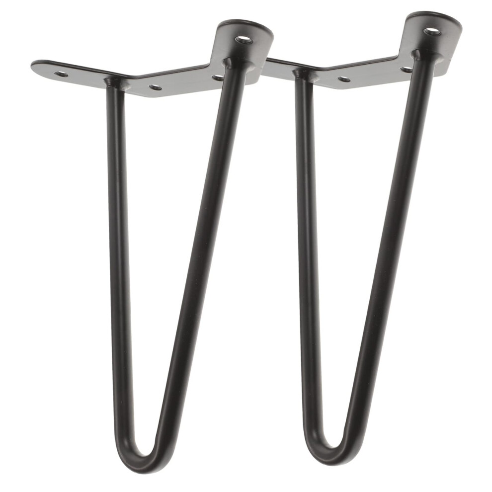 2Pcs Hairpin Table Legs Metal Furniture Legs For Diy Projects Sturdy Support Sleek Style 9169991247045