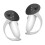Controller Grips Cover Compatible with for Meta Quest 3S/Quest 3 Accessories, Adjustable Knuckle Straps Fits Most Hands 1