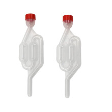 Airlock Wine Fermentation Valve with OneWay Gas Release for Beer Cider and Red Wine Brewing