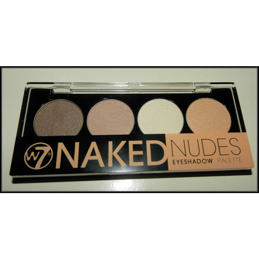 W7 Naked Nudes 4 Eye Shadow Palette-New