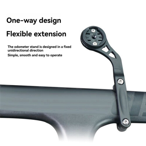 Bike Computer Mount Flat Handle Integrated Handle Bicycle Computer Mount Camera Holder Left 1
