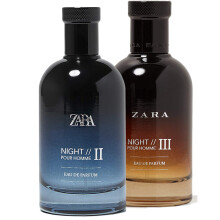 Zara Night Pour Homme II and III Eau de Parfum, 2 x 100 ml
