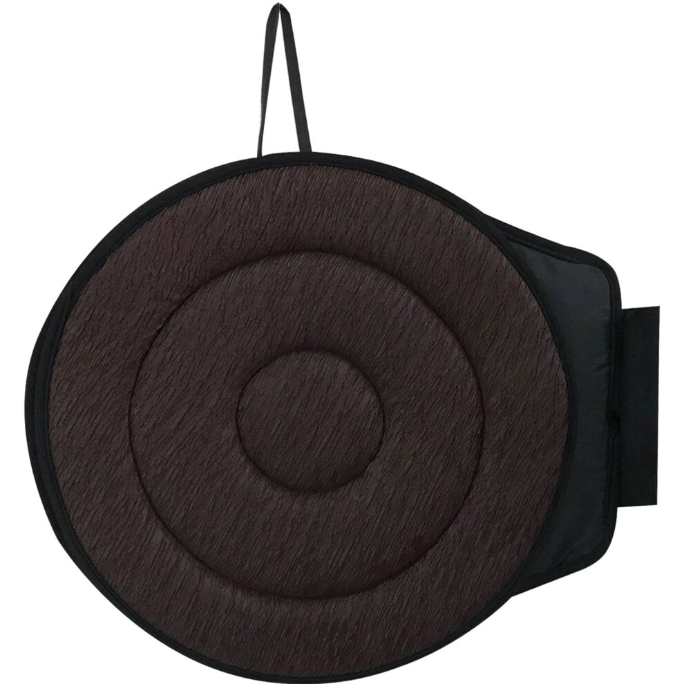 Swivel Car Seat Cushion 360 Degree Rotating Seat Pad With Nonslip Base And Lumbar Support For Drivers And Elderly (2) 9771547224709