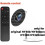 Projector Remote Control for HY300 HY320 HY300 Pro, MultiDevice Compatible, Easy Install 3