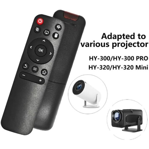 Projector Remote Control for HY300 HY320 HY300 Pro, MultiDevice Compatible, Easy Install 1
