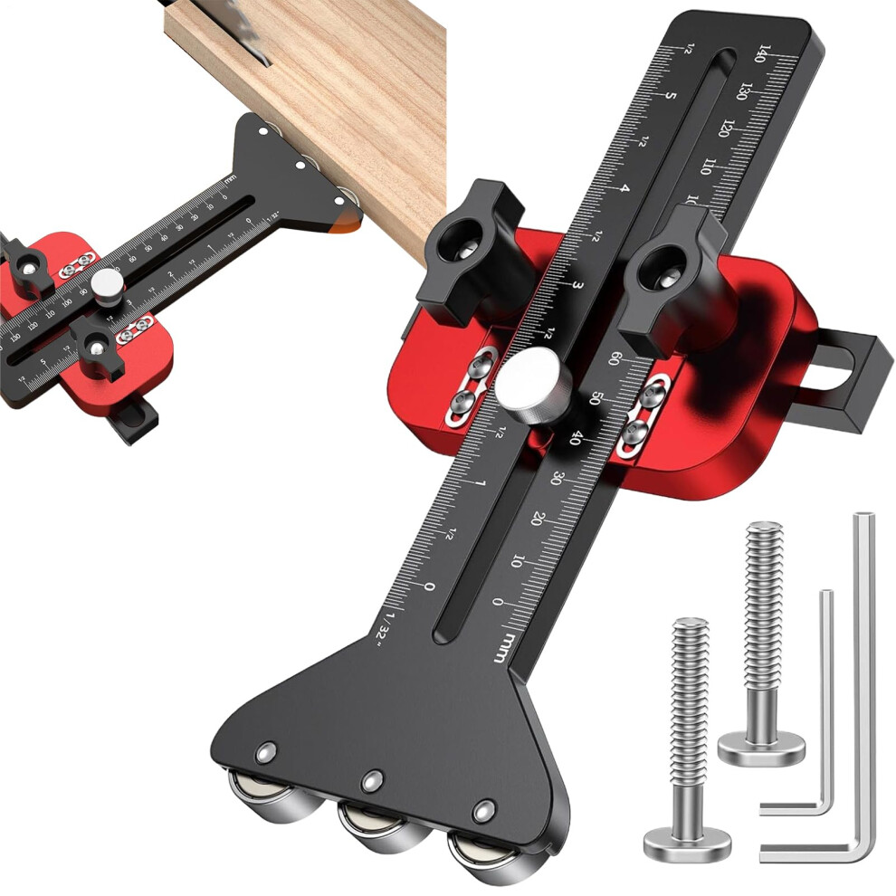 Table Saw Thin Rip Jig Adjustable Precision Cutting Guide With Dual Scale For Woodworking 9771547224754