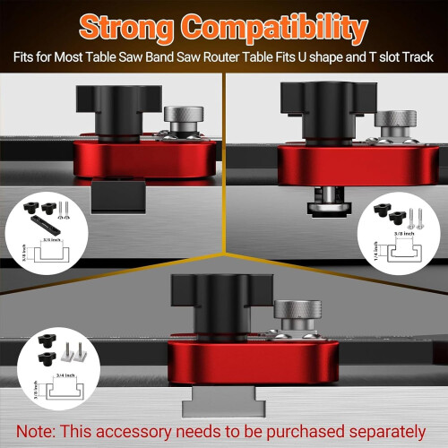Table Saw Thin Rip Jig  Adjustable Precision Cutting Guide with Dual Scale for Woodworking 2