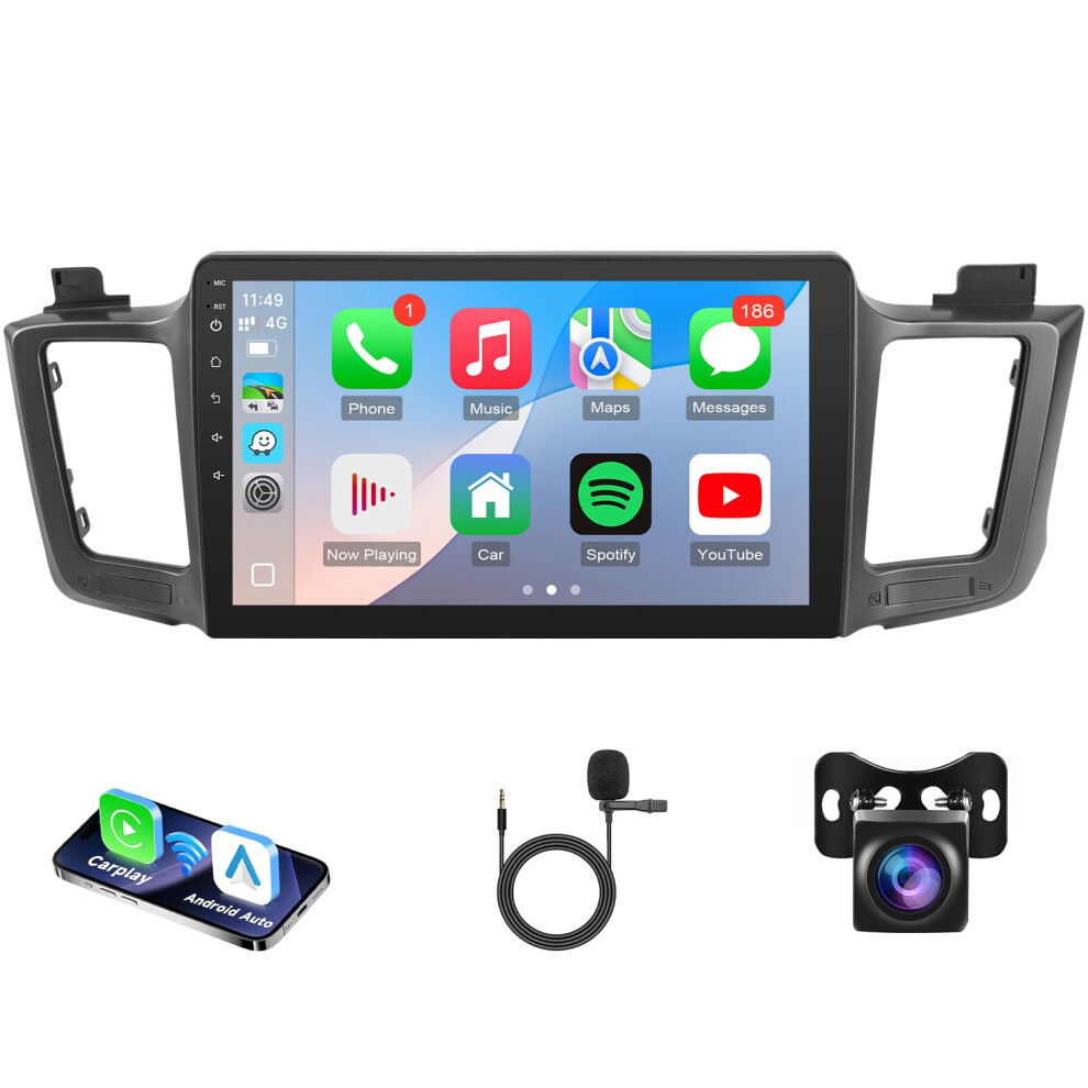 Android Head Unit For Toyota Rav4 20132018 10.1 Inch Touchscreen Wireless Carplay Android Auto Gps 9771547224761