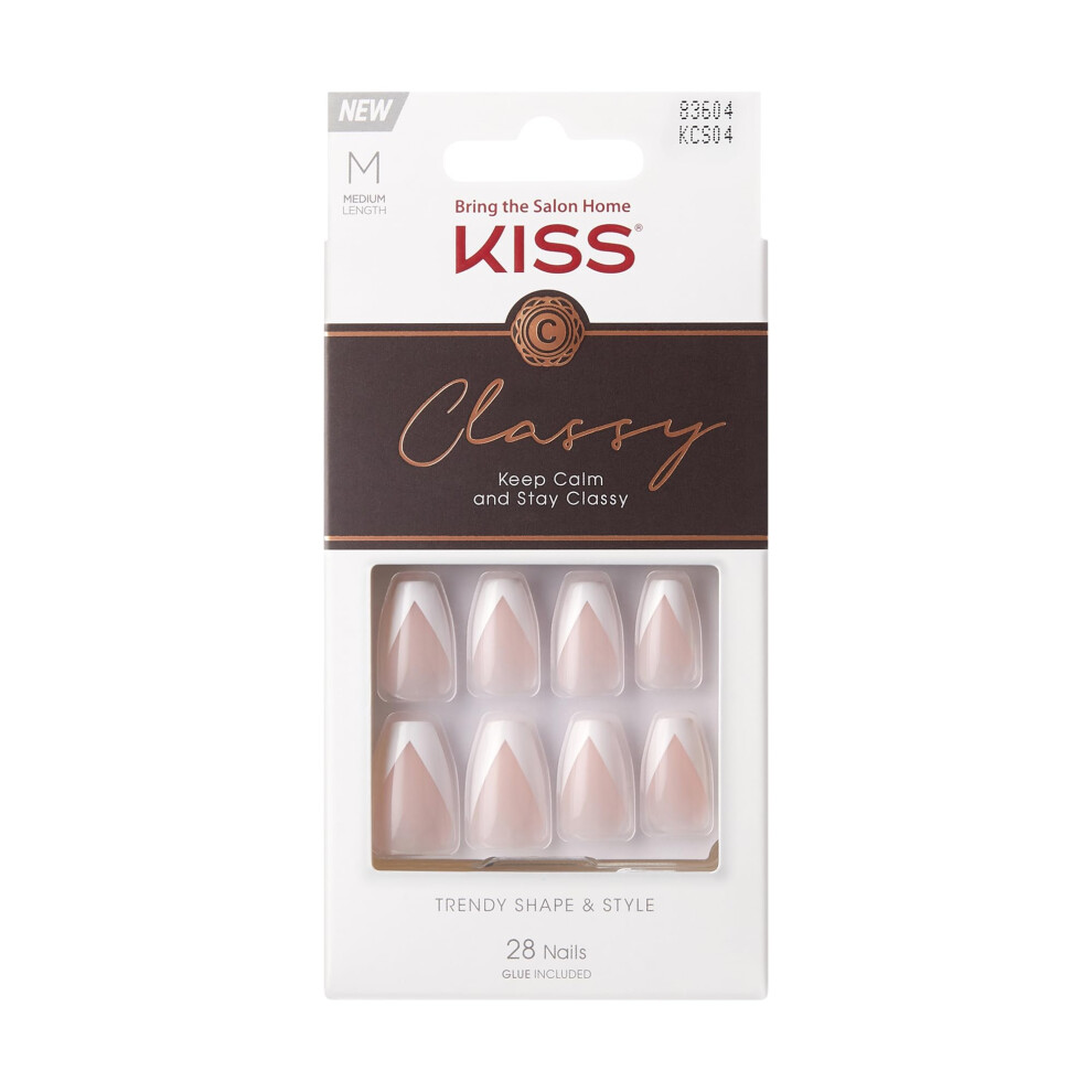 Kiss Pink Classy Nails - Silk Dress