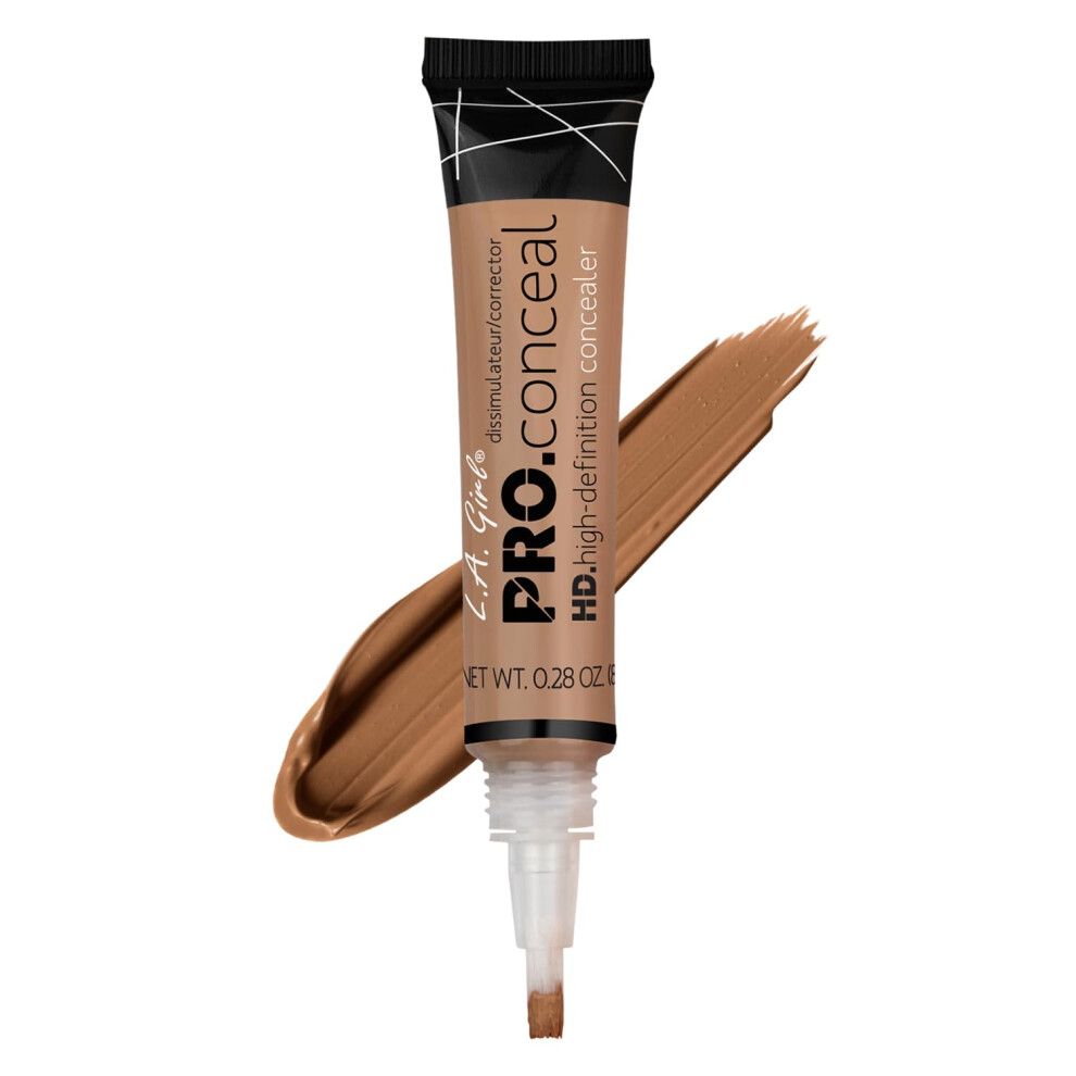 L.a. Girl Pro.conceal Hd High Definition Concealer, Chestnut 8G - Creamy Blendable Formula For Flawless Coverage, Colour Correcting & Highlighting