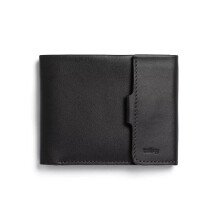 Bellroy Coin Fold Wallet HIGH For Euro/Pounds notes & Coins Leather Black New