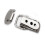 Stainless Steel Latch Lock for Tool Boxes and Cabinets with Secure Spring Buckle  Silver 1