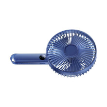 Handheld Fan with Powerful Airflow USBC Rechargeable Long Battery Life for Travel Outdoor Blue