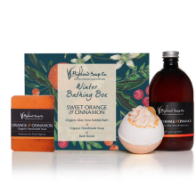 Highland Soap Co Scottish Sweet Orange And Cinnamon Organic Bathing Box Sets