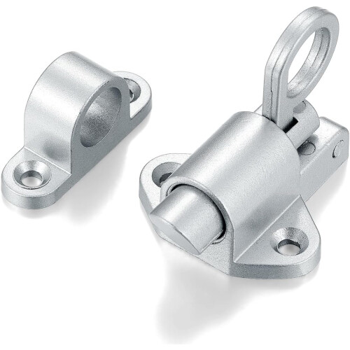 Spring Bolt Latch Aluminum Alloy SelfLatching RustResistant Barrel Lock for Gate Window Cabinet 1