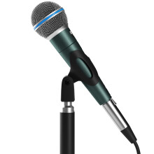 MCX30 Dynamic Vocal Microphone with XLR Cable, Crystal Clear Sound, Durable Metal, 1/4 Jack