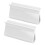 White Roller Shade Pulls 2 Pack, Ergonomic Grip Window Blind Handles for Smooth Shade Control 1