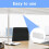 White Roller Shade Pulls 2 Pack, Ergonomic Grip Window Blind Handles for Smooth Shade Control 3