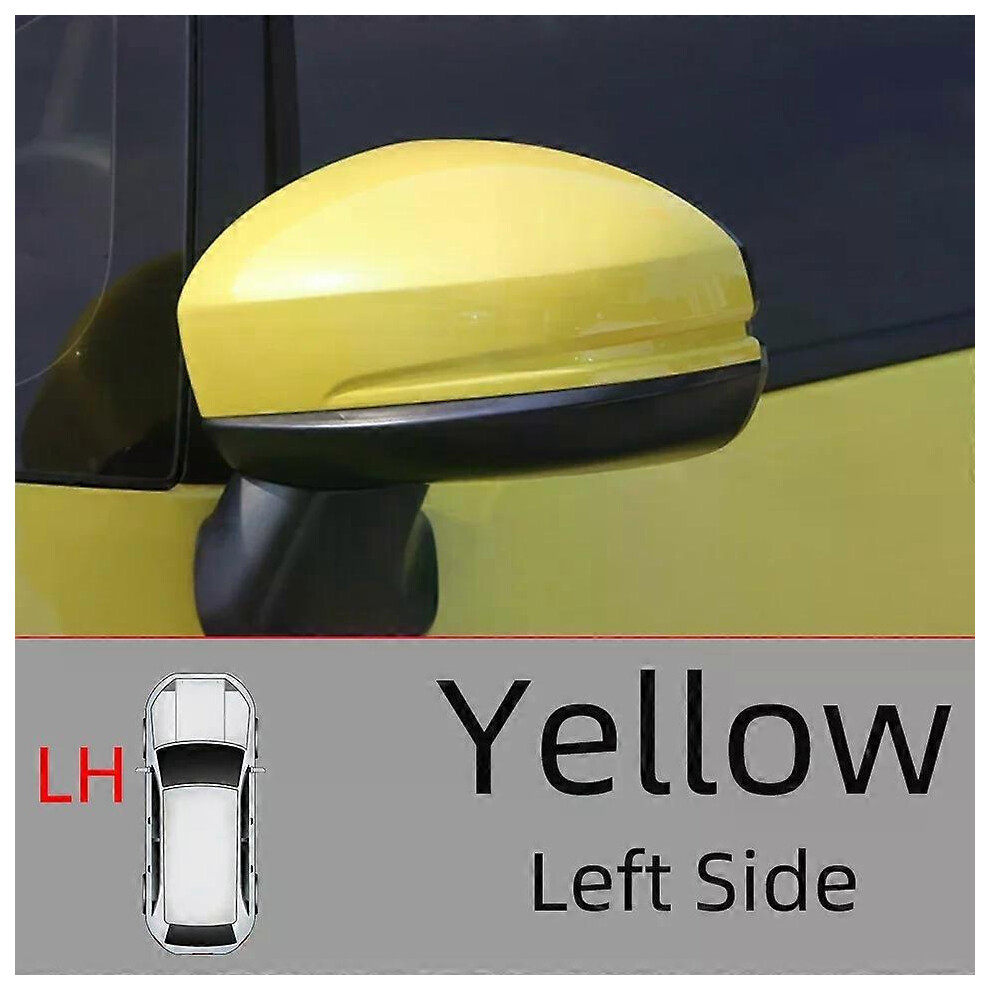 Rearview Mirror Cover For Honda Fit Jazz Gk5 2014-2019 Abs Painted Housing Lh Yellow 6901508036321