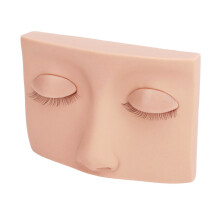 Pink Lash Mannequin Kopf mit austauschbaren Augen für Makeup-Übungen