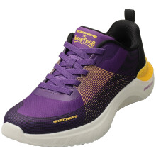 (8) Skechers Snoop Dogg Snoop Ace Mens Fashion Trainers in Purple Yellow