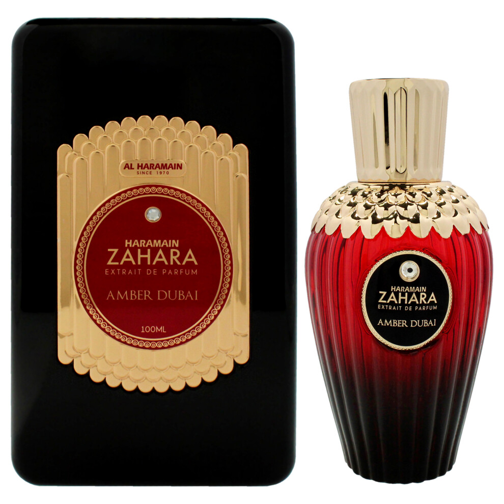 Al Haramain Zahara Amber Dubai Pure Perfume 98 ml Extrait De Parfum Spray for Men - Image 2
