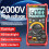 Multimetro Digitale V9, 6000 Count, Tensione AC/DC 2000V, Capacitance, Rosso 1