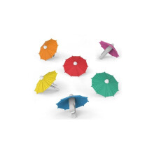 Wine Glass Charms Silicone Drink Markers 6pcs Colorful Reusable Cup Identification Tags for Parties