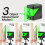 Green Self-Level 2-Line Laser Level A 2xAA 80x79x58 1