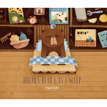 Brown Bear Cant Sleep by Yijun Cai Paperback Book