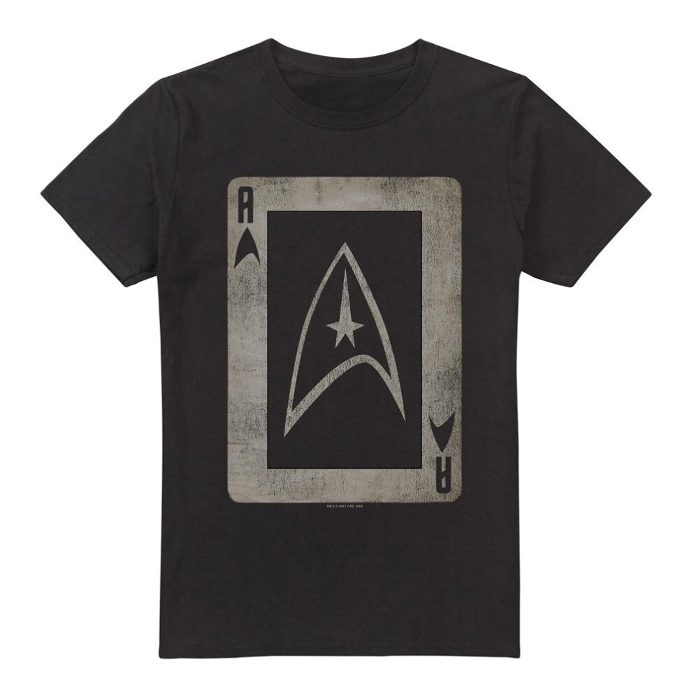 Star Trek (5Xl, ) Mens The Original Series Ace T-Shirt Black