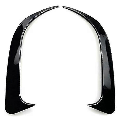 饰条护罩扩散器后保险杠适用于奔驰CLA C117 W117 CLA45 2013-2018 ABS黑色一对